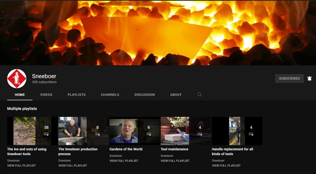 The Sneeboer Youtube channel!