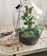 Terrarium Spaten mit Stampfer