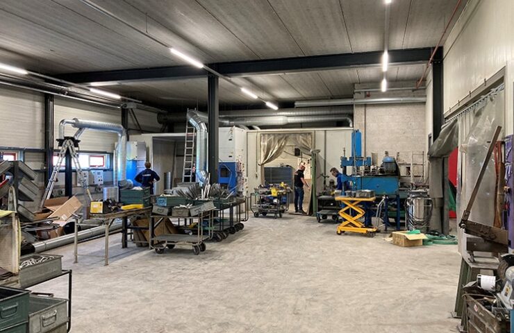 Verbouwing werkplaats
